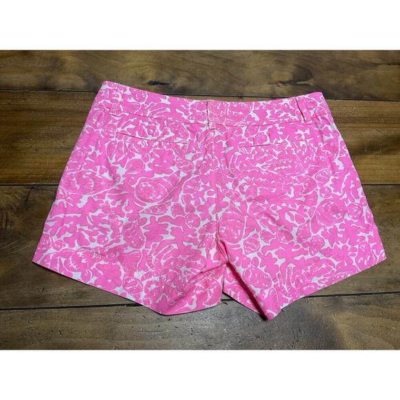 Lilly Pulitzer Womens Callahan Hot Pink Shorts Size 2 - Picture 7 of 11